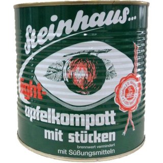 Steinhaus Apfelkompott light mit Stücken (2700g Dose)