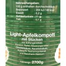 Steinhaus Apfelkompott light mit Stücken (2700g Dose)