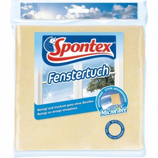 Spontex Mikrofaser-Fenstertuch 40x36cm