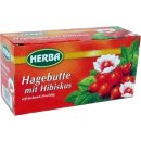 Herba Hagebuttentee mit Hibiskus (20 x 2 Gramm Teebeutel)