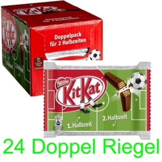 KitKat WM Edition Doppelriegel Duo Halbzeit, 90g XXL Kitkat (24er Karton)