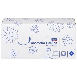 Kosmetiktücher 2 Lagig, 150 Blatt (Hygienetücher)