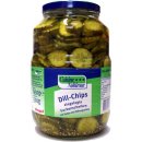 Gurkenscheiben Dill Chips, eingelegt (2650ml Glas) Gastro...