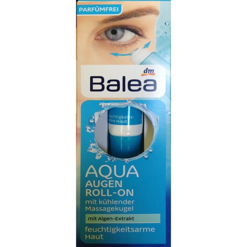 Balea Aqua Augen Roll On Mit Algen Extrakt 15ml Tube 