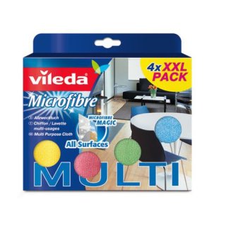 Vileda Microfaser Allzwecktuch 4er XXL Pack (4Stck.)