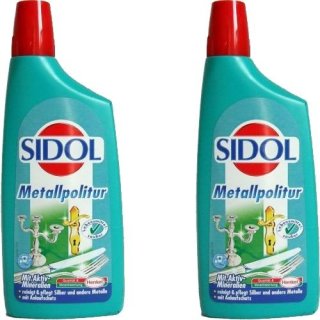 Sidol Metallpolitur Doppelpack (2 x 250 ml Flasche)