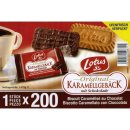 Lotus Kaffee Kekse Karamell mit Schokolade einzeln verpackt (200er Box, 1,47kg)