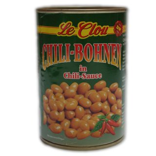 Le Clou Chilibohnen in Chili Sauce (425ml Dose)