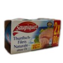 Saupiquet Zarte Thunfisch-Filets ohne Öl (3x80g...
