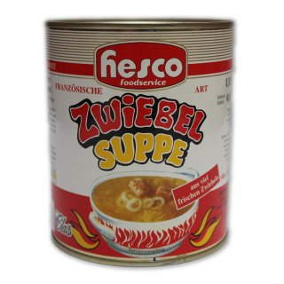 Hesco Französische Zwiebelsuppe First Class aus frischen Zwiebeln (1X850ml Dose)