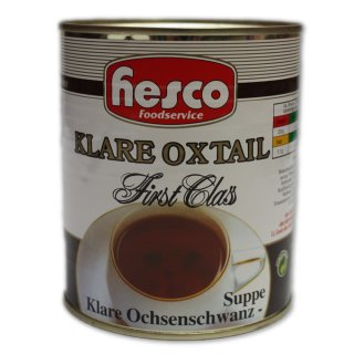 Hesco Klare Oxtail First Class Ochsenschwanz-Suppe (850ml Dose)
