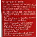 Meica Saft-Bockwurst in Eigenhaut 8 Würstchen extra zart (360g Glas)