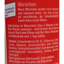 Meica Deutschländer 6 knackige Würstchen (330g Glas)