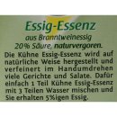 Kühne Naturvergorene Essig-Essenz (400g Glas)