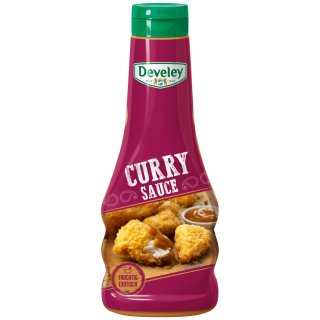 Develey Curry Sauce fruchtig-exotisch auch zum dippen 1er Pack (1x250ml Flasche)