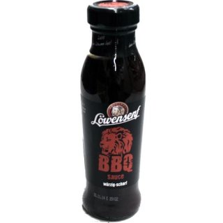 Löwensenf Würzig-scharfe BBQ Sauce (270ml Glasflasche)