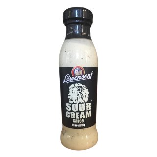 Löwensenf Fein-würzige Sour Cream-Sauce (270ml Glasflasche)