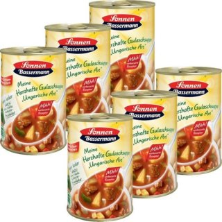 Sonnen Bassermann Herzhafte Gulaschsuppe Ungarische Art (6x400g Dose)