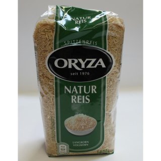 Oryza Naturreis Langkorn- und Vollkornreis (1kg Beutel)