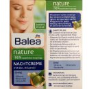 Balea Nature 95% natürlichen Ursprungs Nachtcreme mit Bio-Olivenöl (50 ml)
