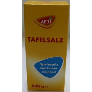 Apti Tafelsalz (500g Packung)