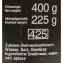 Le Clou Achat Schnecken - 5 Dutzend (400g)
