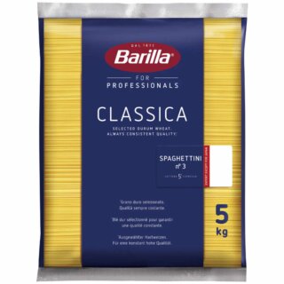Barilla Spaghettini No3 (5kg Beutel)