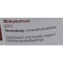 Wiberg Muskatnuss (300 g ganze Nüsse)