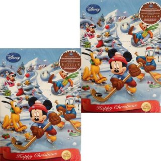 Adventskalender Mickey Maus, Disney Freunde, Weihnachtskalender 75g (2er Pack)