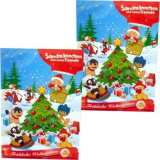 Adventskalender Sandmännchen und seine Freunde 2x75g (Doppelpack)