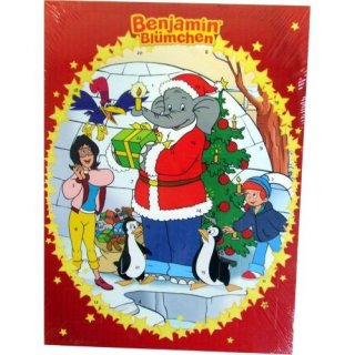 Adventskalender Benjamin Blümchen & Freunden Farbe rot 75g