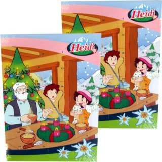 Adventskalender Heidi am Weihnachtstisch 2x75g