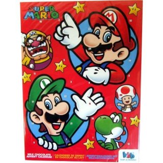 Adventskalender Super Mario Bros mit Mario, Luigi,Wario,Yoshi, Toad (65g)