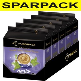 Tassimo T-Disc "Milka Haselnuss", 5x 8 Port. Trinkschokolade