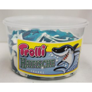 Trolli Haifische Gummibären mit Schaumzucker ,150 Stck.