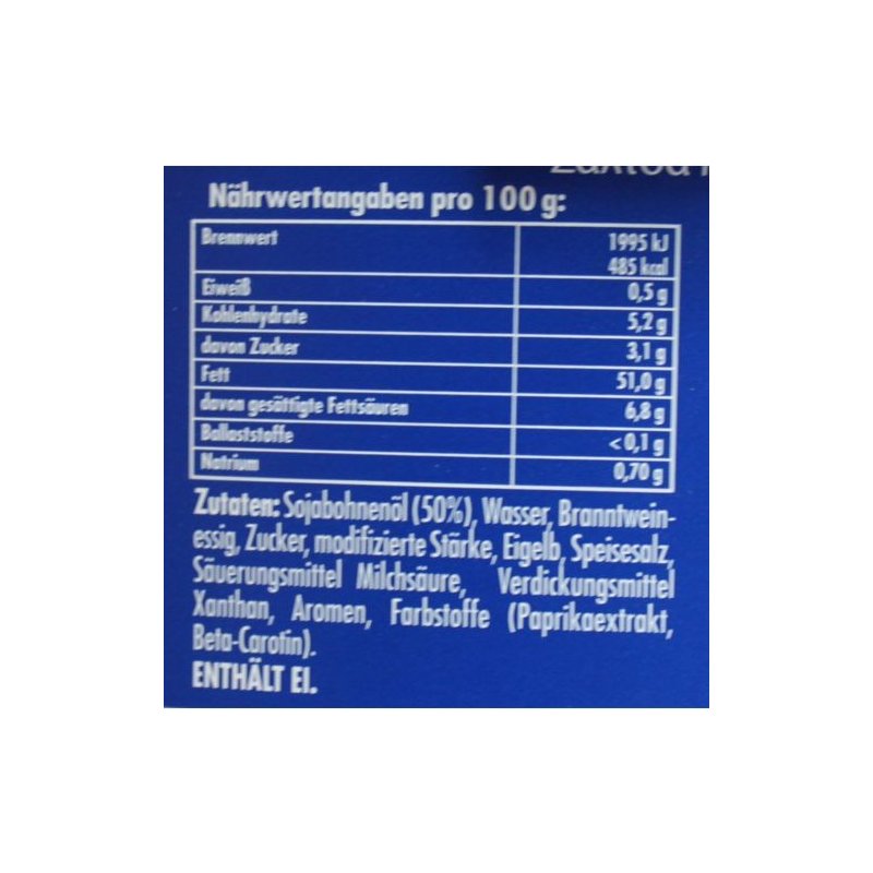 Kraft Gastro Salat Mayonnaise classic 50 (10Kg Eimer)