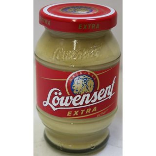Original Löwensenf Extra scharf Senf (250ml Glas)
