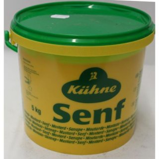 Kühne mittelscharfer Senf (1x5Kg Eimer)