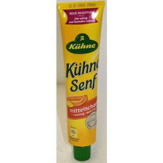 Kühne mittelscharfer Senf (100ml Tube)