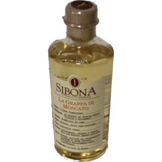 Sibona Grappa di Moscato 40% vol. (0,5l Flasche)