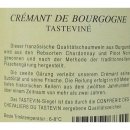 Tastevinage Cremant de Bourgogne Brut 12% (0,75l Flasche)