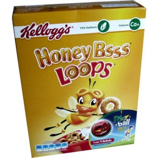 Kelloggs Honey Bsss Loops (375g Packung)