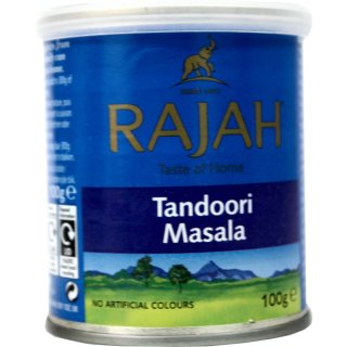 Rajah Tandoori Masala Scharfe Gewürzmischung (100g Dose)