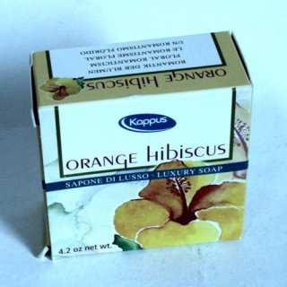Kappus Orange Hibiskus Luxusseife (125g)