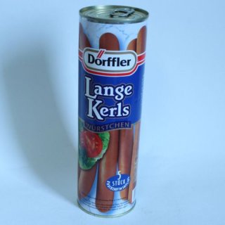 Dörffler Lange Kerls Würstchen im Saitling, 5 Stck. (400g Dose)