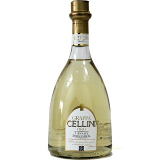 Oro 38% Flasche) Grappa Cellini vol. (1X0,7l