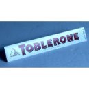 Toblerone White Weiße Schokolade mit Honig und Mandeln (100g Packung)