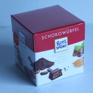 Ritter Sport Schokowürfel in vier Sorten (176g Box)