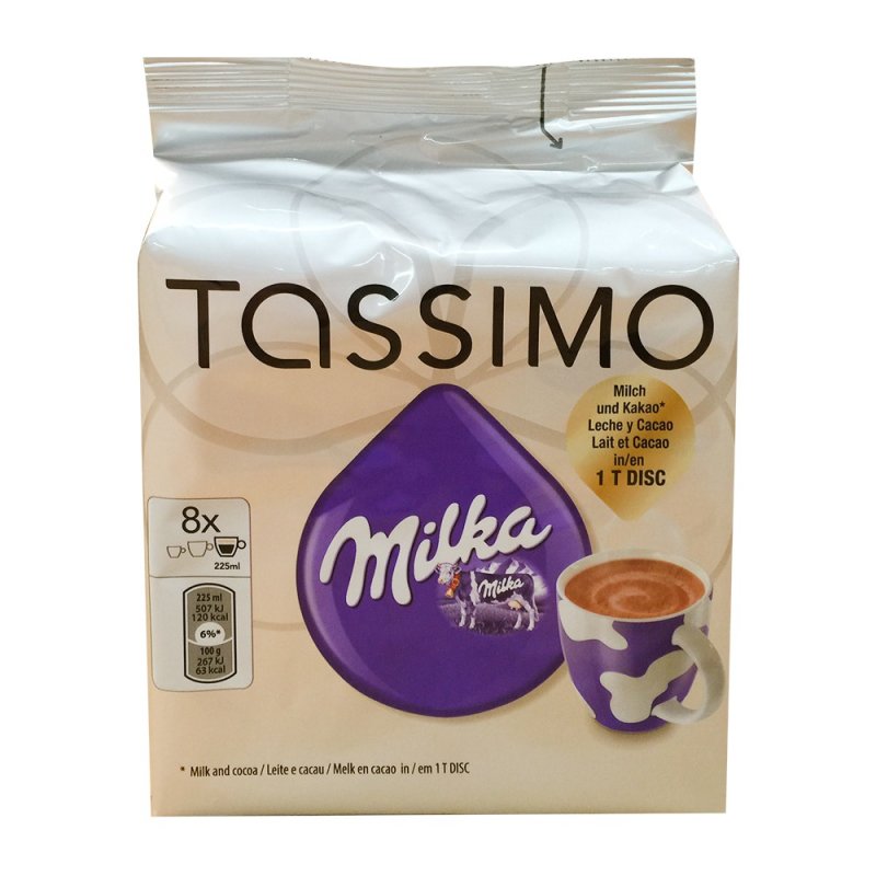 Capsules de chocolat milka (Tassimo)