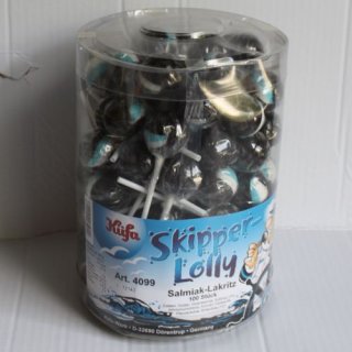Küfa Skipper Lolly Salmiak Lakritz (100 Stück)